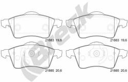BRECK set placute frana, frana disc BRECK 21883 00 701 00 (21883 00 701 00)