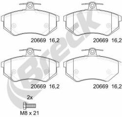 BRECK set placute frana, frana disc BRECK 20669 00 701 00 - automobilus