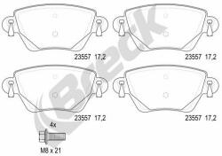 BRECK set placute frana, frana disc BRECK 23557 00 704 10 - automobilus