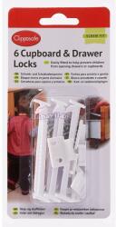 Clippasafe Szekrény- és fiókzár 6db