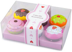 New Classic Toys Set de 6 briose in cutie de cadou (NC0627) - roua Bucatarie copii