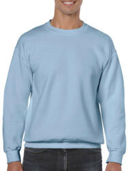 Gildan Uniszex Pulóver Hosszú ujjú Gildan Heavy Blend Adult Crewneck Sweat - 2XL, Világos kék