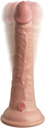 Pipedream King Cock Elite 7" Vibrating Silicone Dual Density Cock with Remote Light