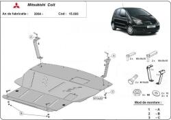 Scut Protection Mitsubishi Colt, 2004-2012 - Acél Motorvédő lemez