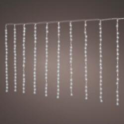 Lumineo LED balkon fényfüggöny vízesés hatás, hideg fehér 4x1m (420 LED) (40101314)