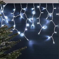 Lumineo LED jégcsap fényfüggöny hideg fehér XL, 30m (900 LED) (494817)