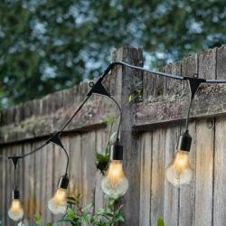 Lumineo Party fényfüzér 9, 5m villanykörte sorolható 20 meleg fehér LED L (40101377)