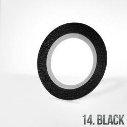  Díszítő szalag Csillám Effect #14 fekete black