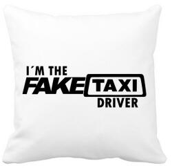 printfashion Faketaxi Driver - Párnahuzat, Díszpárnahuzat - Fehér (1665700)