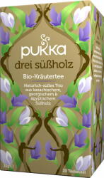 Pukka Herbs Három Édesgyökér bio gyógynövény tea 20 filter