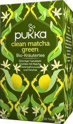Pukka Herbs Clean Matcha Green bio gyógynövény tea 20 filter