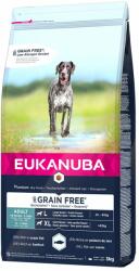 EUKANUBA Eukanuba Pachet economic: 2 x saci - Grain Free Adult Large Dogs Somon (2 12 kg)