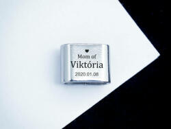 R. M. ékszer Mom egyedi MoMents acél medál (16179RM)