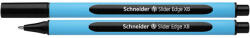 Pix SCHNEIDER Slider Edge XB, rubber grip, varf 1.4mm - scriere neagra