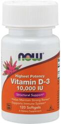 NOW D3-vitamin 10.000NE lágykapszula 120 db