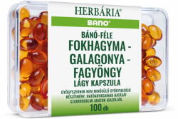 Herbária Banó-féle fokhagyma-galagonya-fagyöngy kapszula 100 db