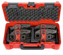 Rothenberger Set falci presare Rothenberger TH16-20-26-32+Rocase Standard | 16 - 32 mm | Teava de cinci straturi (TH) | 4 buc (015065X)