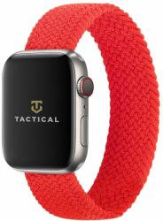 Tactical Apple Watch 4/5/6/7/8/SE/Ultra (42/44/45/49mm) Tactical 778s kötött óraszíj M-es méret piros
