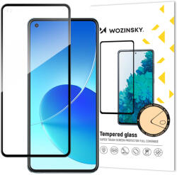 Wozinsky Oppo Reno6 4G Wozinsky Full Glue 9H Super Tough kijelzővédő üvegfólia fekete