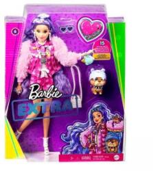 Mattel Papusa Barbie, Extra, Cu Parul Violet Albastru, 1710266 Papusa Barbie