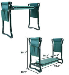 MH Protect 3 az 1-ben kerti szék pad és szerszámtartó zöld