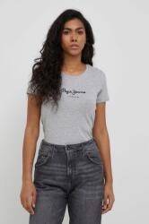 Pepe Jeans t-shirt New Virginia Ss N női, szürke - szürke M