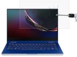 Temp-glass631273722 Samsung Galaxy Book Flex 13 Karcálló, ütésálló kijelzővédő üvegfólia, 9H tempered glass, törlőkendővel (Temp-glass631273722)