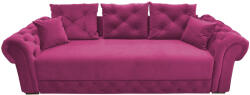 MobAmbient Canapea extensibilă 3 locuri și ladă depozitare, tapițerie roz - model BETYS
