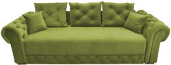 MobAmbient Canapea extensibilă 3 locuri și ladă depozitare, tapițerie verde deschis - model BETYS
