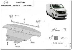 Scut Protection Opel Vivaro, 2014-2019 - Acél Motorvédő lemez