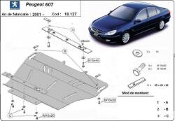 Scut Protection Peugeot 607, 2001-2010 - Acél Motorvédő lemez
