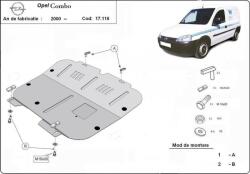 Scut Protection Opel Combo, 2000-2010 - Acél Motorvédő lemez