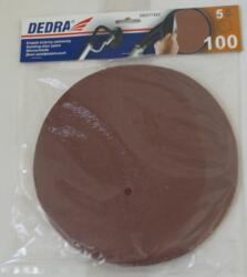 DEDRA Falcsiszoló zsiráf csiszolópapír tépőzáras 225mm, 100, 5db ded7748-hoz