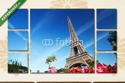 Többrészes Vászonkép, Premium Kollekció: Eiffel-torony, Párizs, Franciaország(135x80 cm, W01)