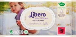 Libero parfümmentes nedves törlőkendő nyugtató repceolajjal 4 x 64 db - online