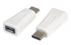 Adaptor micro USB 2.0 la USB type C M-T Alb, kur31-15 (KUR31-15)