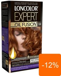 LONCOLOR Vopsea de Par Permanenta fara Amoniac Loncolor Expert Oil Fusion 6.4 Blond Aramiu Inchis, 100 ml