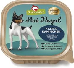GranataPet Mini Royal Kalb & Kaninichen alutálkás eledel kutyáknak 150 g