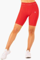 Ryderwear Pantaloni scurți biker cu talie înaltă pentru femei Red L