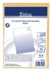 Victoria Paper Redős-talpas tasak csomag, TC4, szilikonos, 40 mm talp, VICTORIA, barna kraft (IBI25)