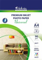 Victoria Paper Fotópapír, tintasugaras, A4, 90 g, matt, VICTORIA "Universal (LVIM01)