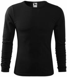 MALFINI Tricou bărbați cu mâneci lungi Fit-T Long Sleeve - Neagră | 3XL (1190118)