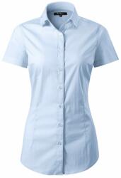 MALFINI Női rövid ujjú galléros ing Flash - Világoskék | 2XL (2618217)