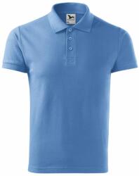 MALFINI Tricou polo bărbați Cotton - Albastru ceruleu | M (2121514)