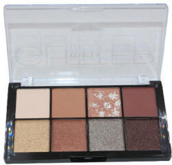 Meis Cosmetics Trusa machiaj paleta farduri de ochi, Meis, Glitter Desert, 02, 8 culori