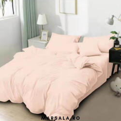 Super Elegant Pucioasa Lenjerie Pucioasa Uni pentru pat dublu, cu 6 piese, roz pal (puc6unirozpal) Lenjerie de pat