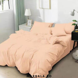 Super Elegant Pucioasa Lenjerie Pucioasa Uni pentru pat dublu, cu 6 piese, roz somon (puc6unirozsomon) Lenjerie de pat