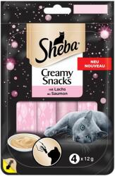 Sheba Sheba Creamy Snacks - Pui și somon (18 x 12 g)