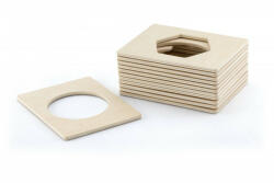 Viga Toys Set sabloane magnetice, 12 buc, Viga (50724) - roua