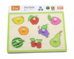 Viga Toys Puzzle cu maner - Fructe, Viga (50020) - roua